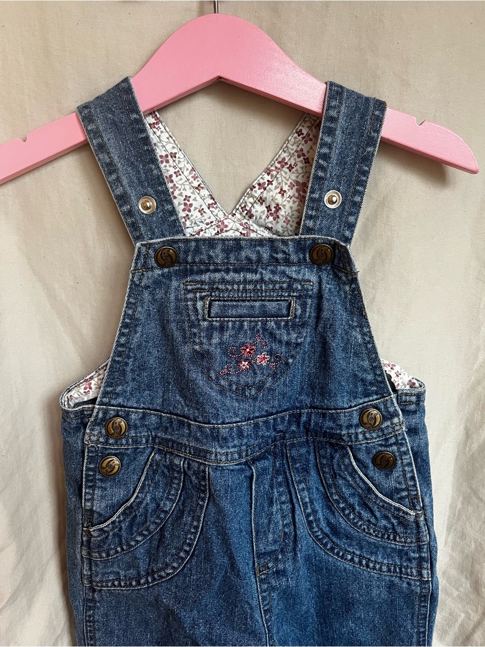 Vintage Toddler Faded Glory Overalls